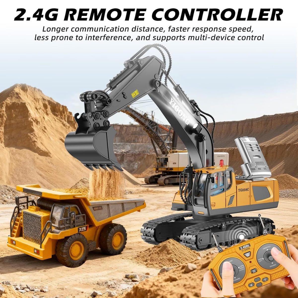 2.4GHz Control, Long Range