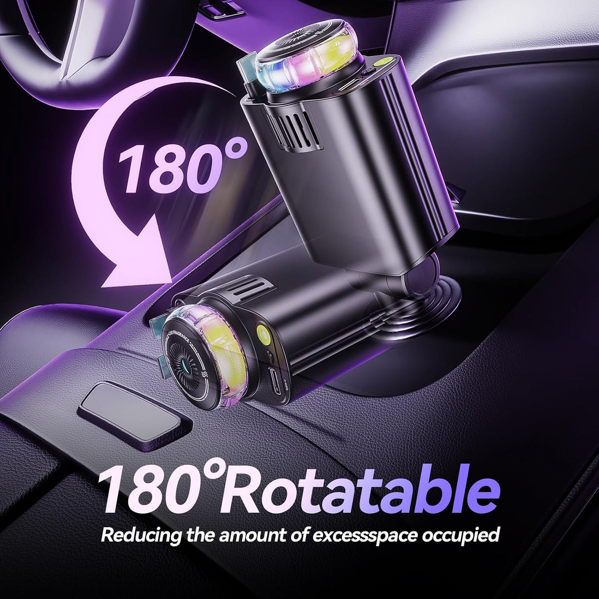 180ยฐ Rotatable Design