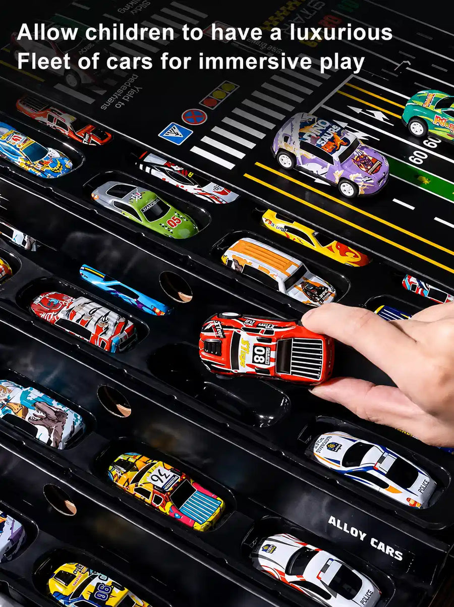 48 Pcs Diecast Alloy Model Toy Cars Set with Display Box
