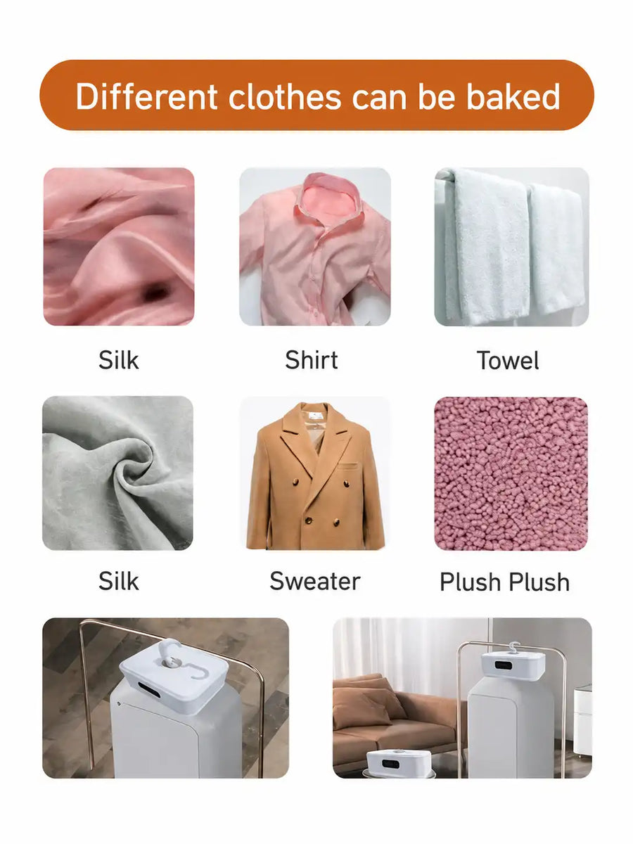 Portable Clothes Dryer with Heating & Timer – Compact Laundry Dryer