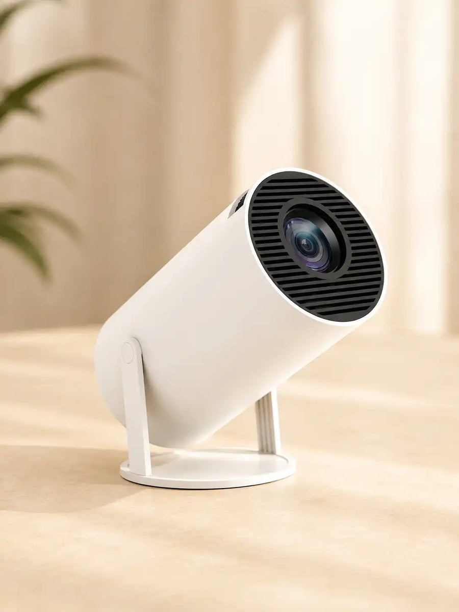 HD Android 11 Projector 720P with WiFi & Bluetooth, 180° Rotation