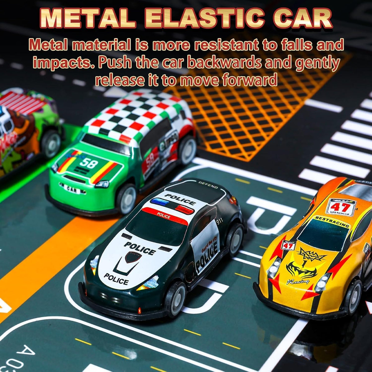 Diecast Alloy Pull Back Toy Cars