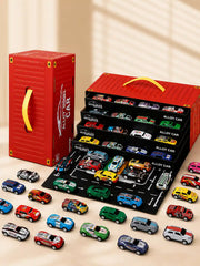 48 Pcs Diecast Alloy Model Toy Cars Set with Display Box