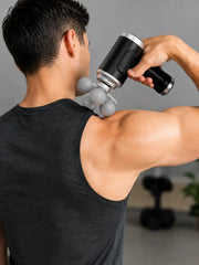 MAXTOP Five Head Fascia Gun Muscle Massager With 9 Massage Heads