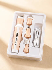 Kemei KM-3024 4-in-1 Electric Shaver & Body Hair Trimmer for Face, Nose & Eyebrows