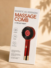 Electric Scalp Massage Comb – Vibrating Hair Massage Brush with LED Therapy