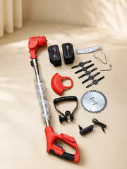 48V Cordless Grass Trimmer & Brush Cutter – 2 Batteries, Multi-Blade