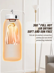 Portable Clothes Dryer with Heating & Timer – Compact Laundry Dryer