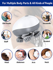 Scalp Massager for Hair Growth & Head Massage | Red Light Therapy