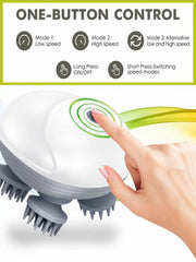 Scalp Massager for Hair Growth & Head Massage | Red Light Therapy