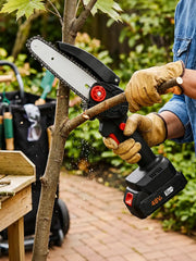 48V Cordless Mini Chainsaw | Electric Pruning & Wood Cutting Saw