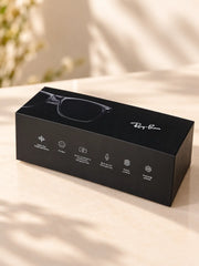 Bluetooth Smart Sunglasses - Open-Ear Wireless Audio, Touch Controls, Built-In Mic, 8H Battery, UV400 Protection