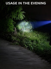 LM-7703 Rechargeable High Power LED Flashlight with COB Light