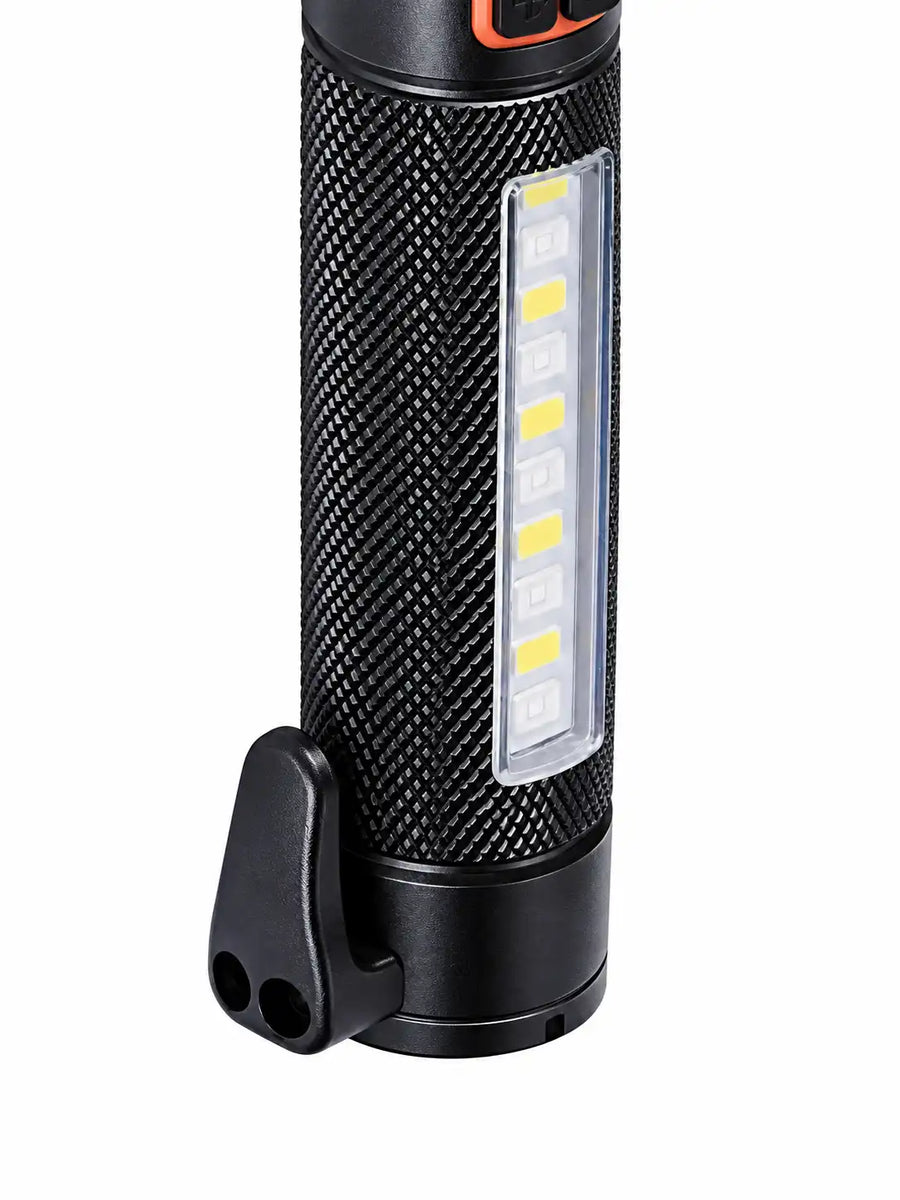 LM-7703 Rechargeable High Power LED Flashlight with COB Light