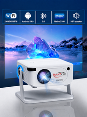 BullYEye Smart Android 11 Projector – 4K Support, WiFi & Full HD Home Theater