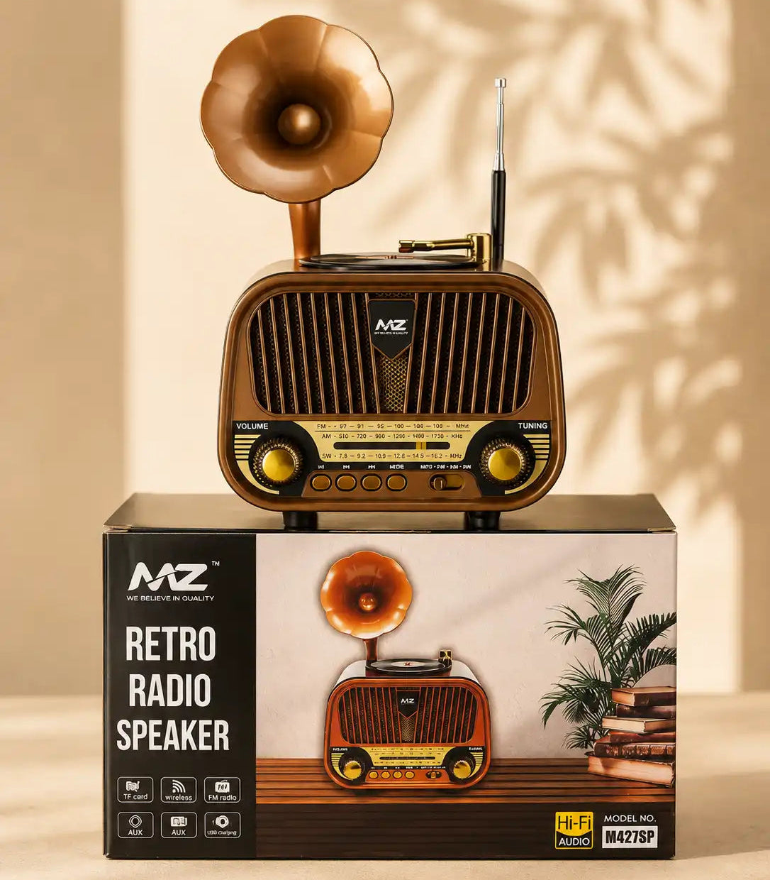MZ Retro Gramophone Speaker