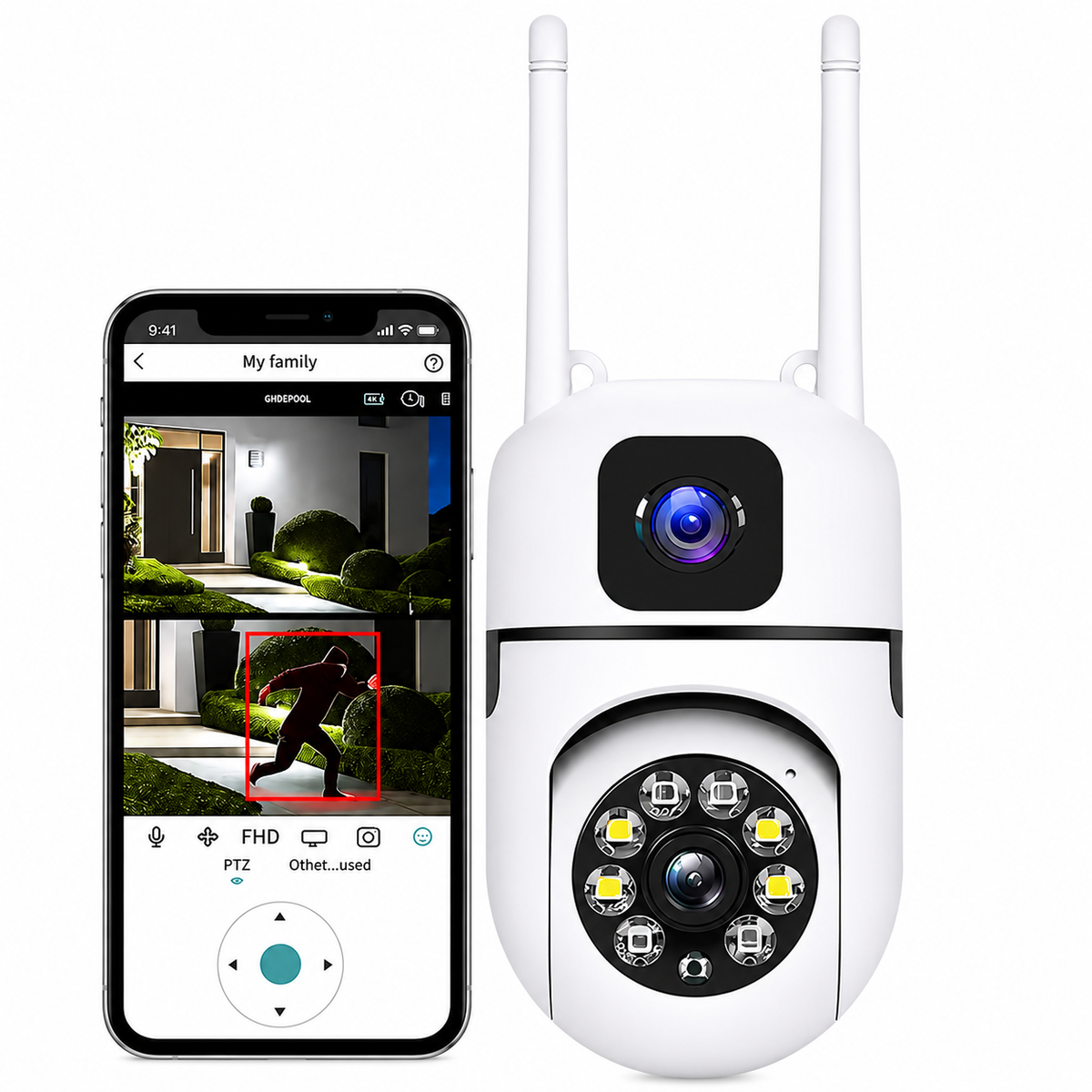 Smart WiFi PTZ CCTV Camera