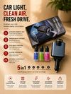 Starlight 5-in-1 Fast Car Charger – PD 3.0 with Perfume Diffuser & Ambient Light