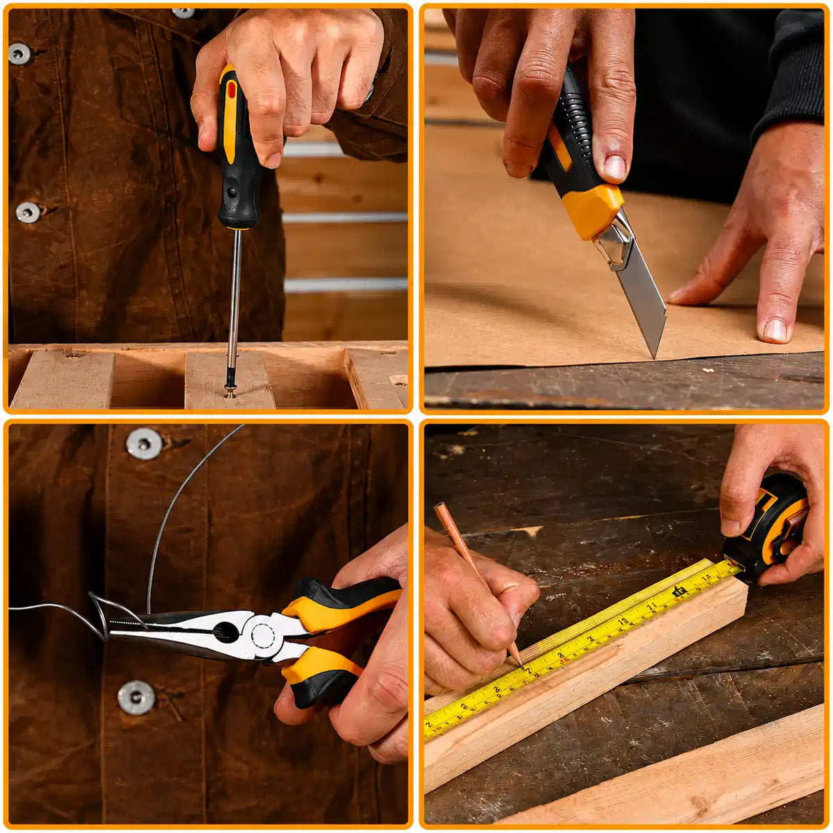 The Hand Tools Are Just as Useful as the Drill.